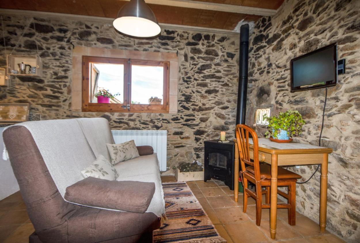 Apartamento Duplex Rural Con Chimenea Y Vistas Panoramicas Desde La Cama Sant Marti Sacalm Exterior foto