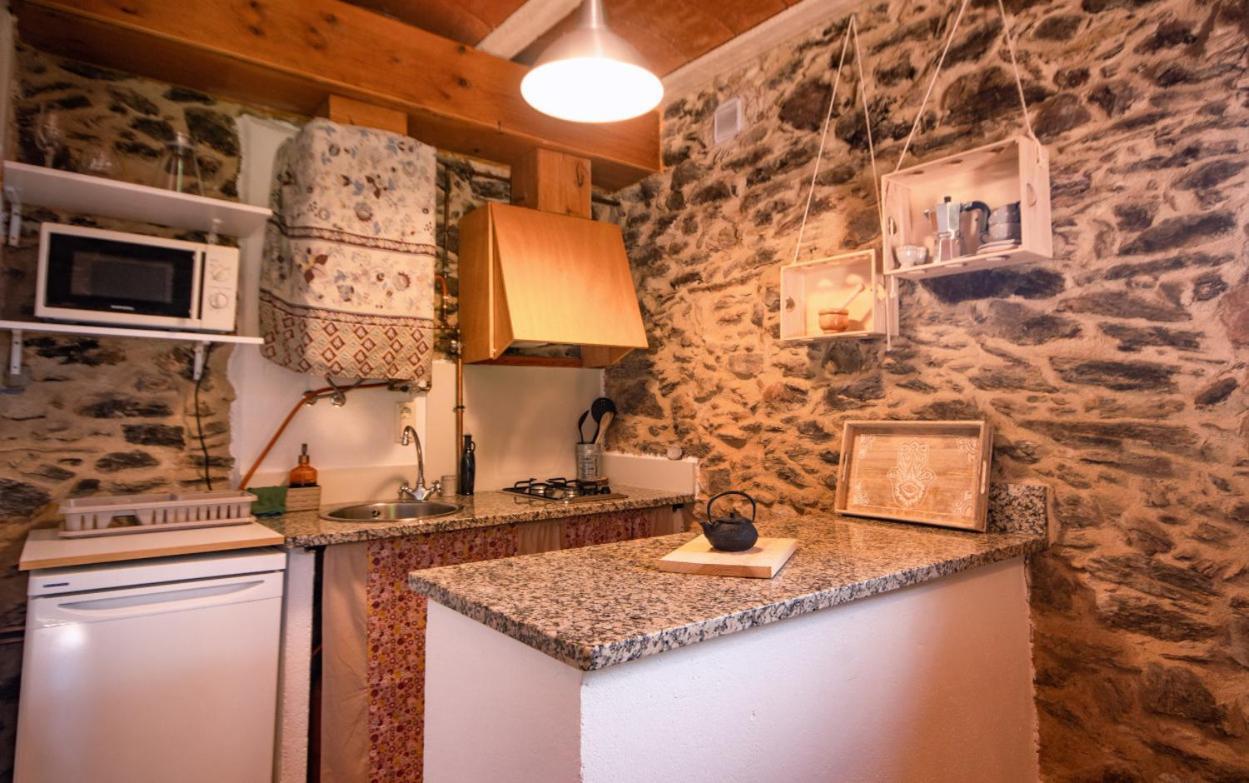 Apartamento Duplex Rural Con Chimenea Y Vistas Panoramicas Desde La Cama Sant Marti Sacalm Exterior foto